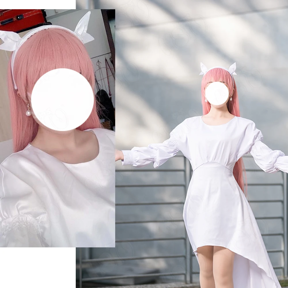 Naito Suzu Belle Cosplay Wig Fiber synthetic wig Costumes Anime Ryuu to Sobakasu no Hime Cosplay「HSIU 」Deep pink long Wig