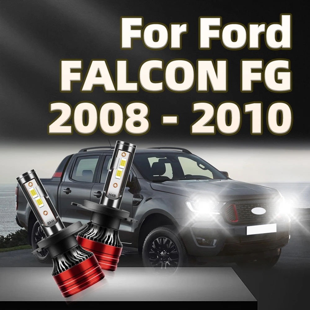 

2Pcs LED Headlight 180W Bulbs High Power Super Bright 6000K White Car Lamps For Ford FALCON FG 2008 2009 2010