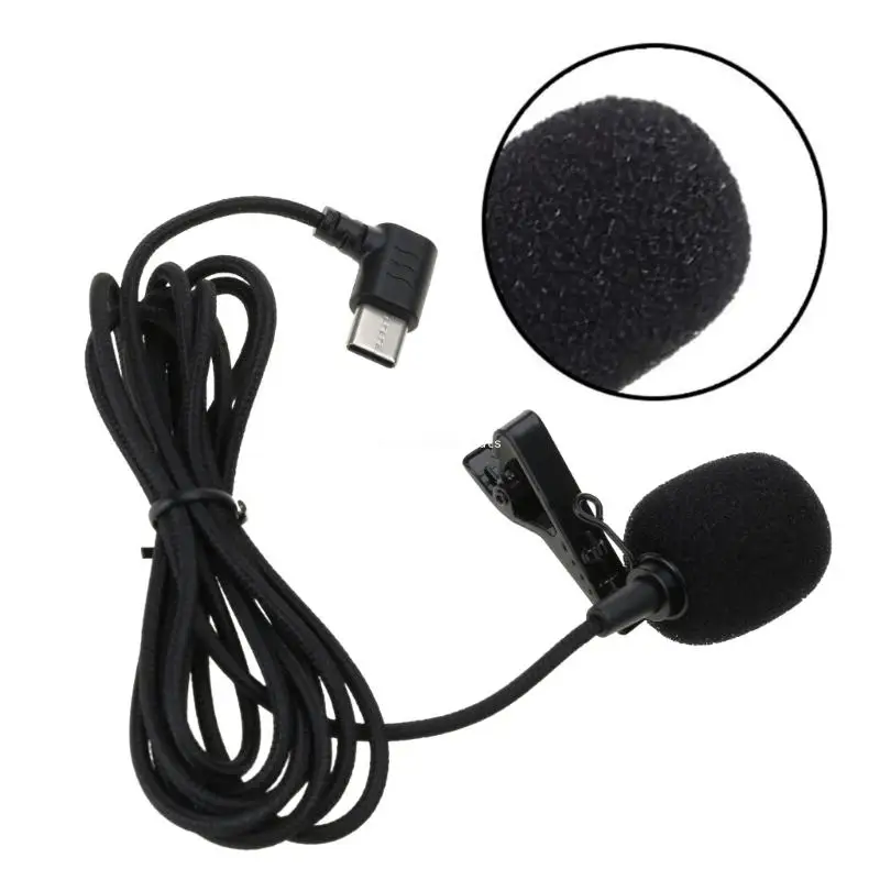 Lavalier Lapel Microphone Professional For 360 Action Cameras and Smartphones for Clear Auditory Recording Dropship