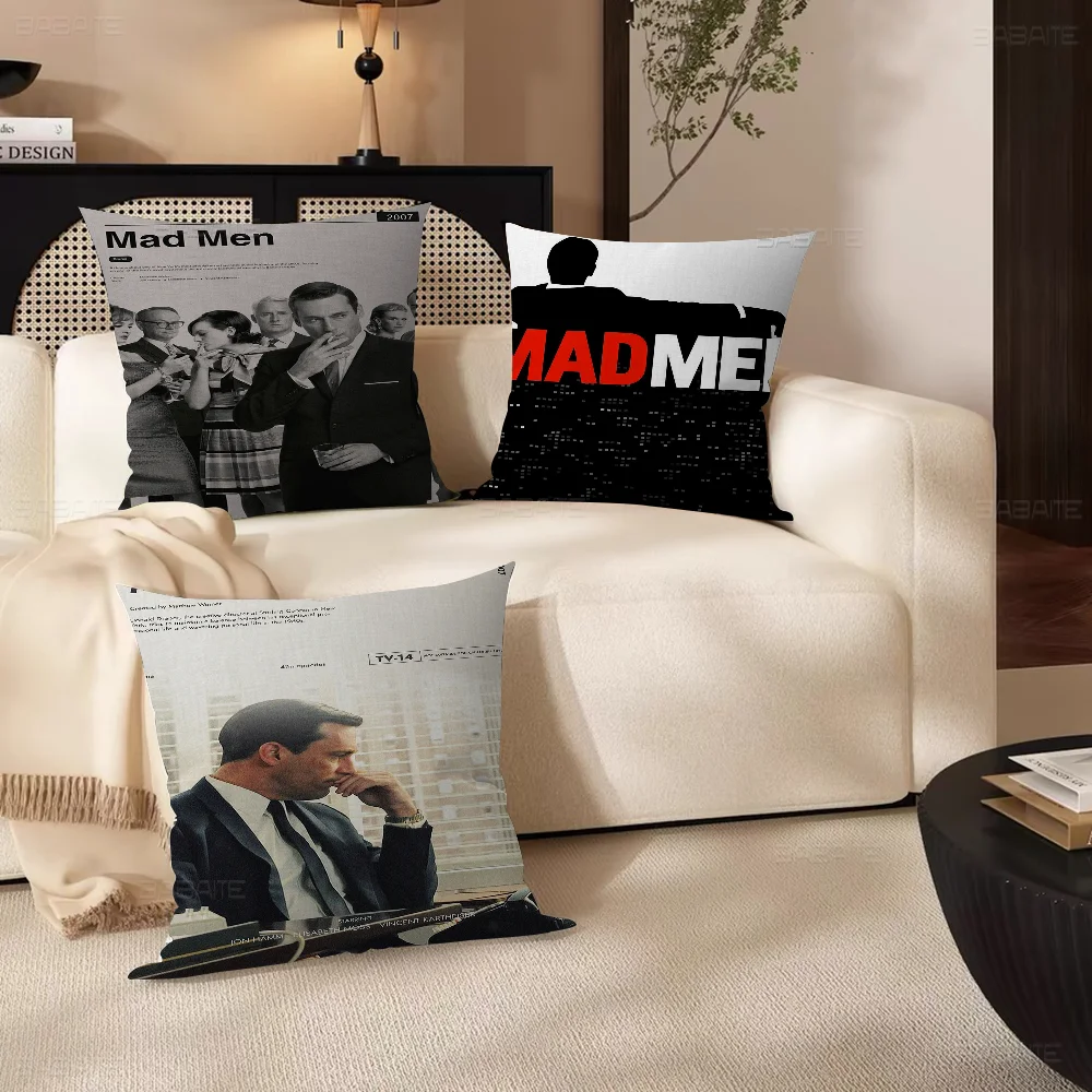 Mad Men TV Show Personalized Picture Text Home Decorative Pillows Household Gifts 45x45cm