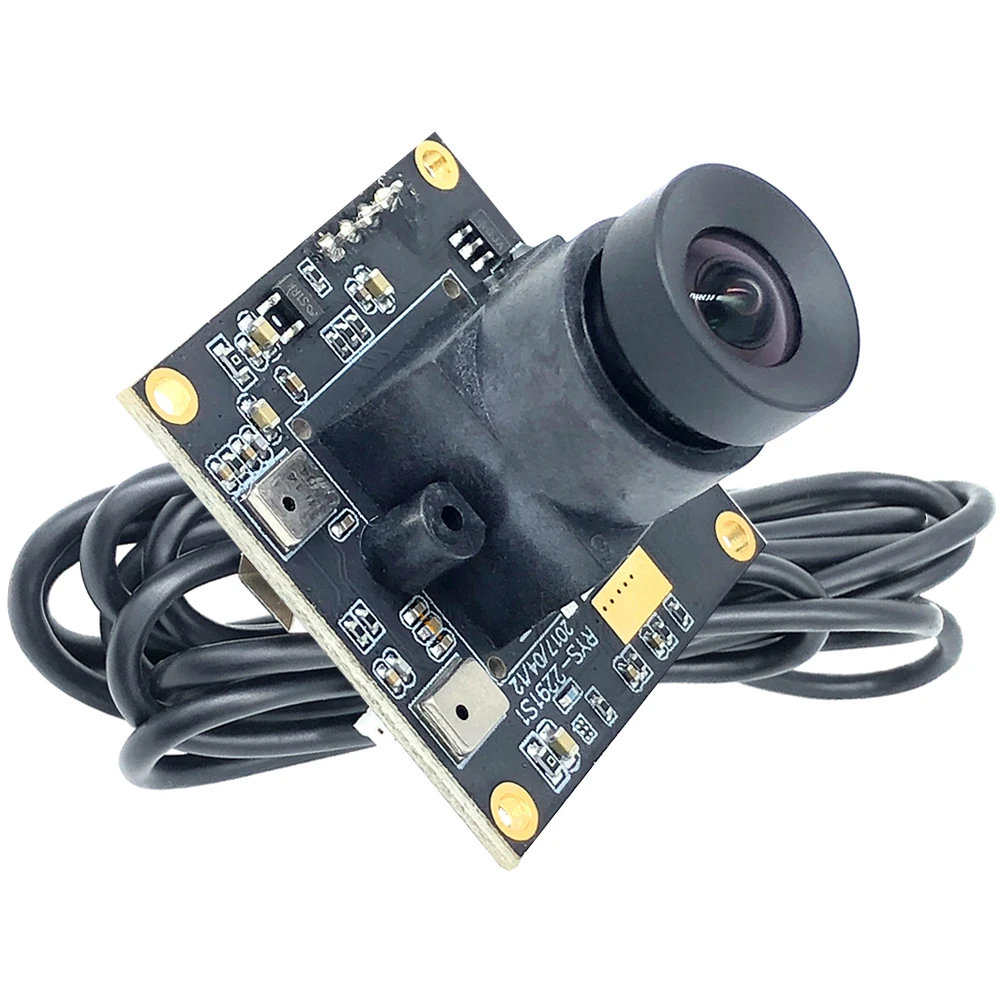 2 MP Weitwinkel 95 °   Verzerrungsfreies Sternlicht, geringe Beleuchtung, 1080P, IMX291, Webcam, UVC, 30 FPS, USB-Kameramodul mit Mikrofon