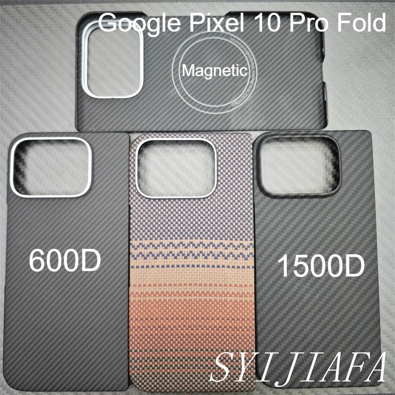 

Для Google Pixel 10 Pro складной арамидный чехол из углеродного волокна, противоударный ультратонкий легкий защитный чехол