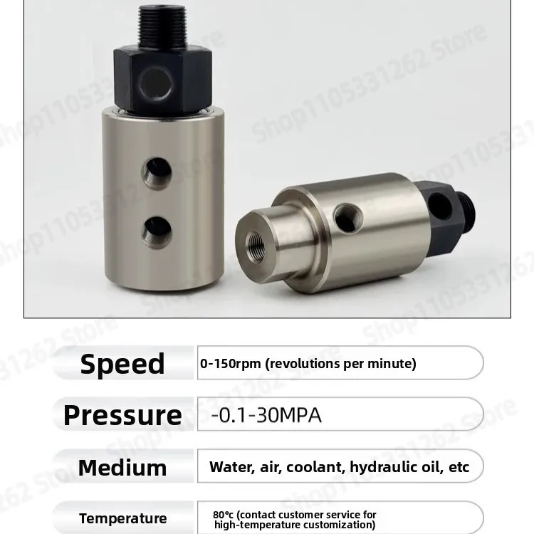 Dual Passage Rotary Joint, Hydraulic High Pressure Return Joint for Cylinder Uncoiler, Multi-Passage Rotary Joint for Slitter