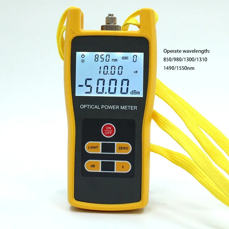 PG-OPM508 fiber testing equipment otdr and power meter testing fiber optic cable