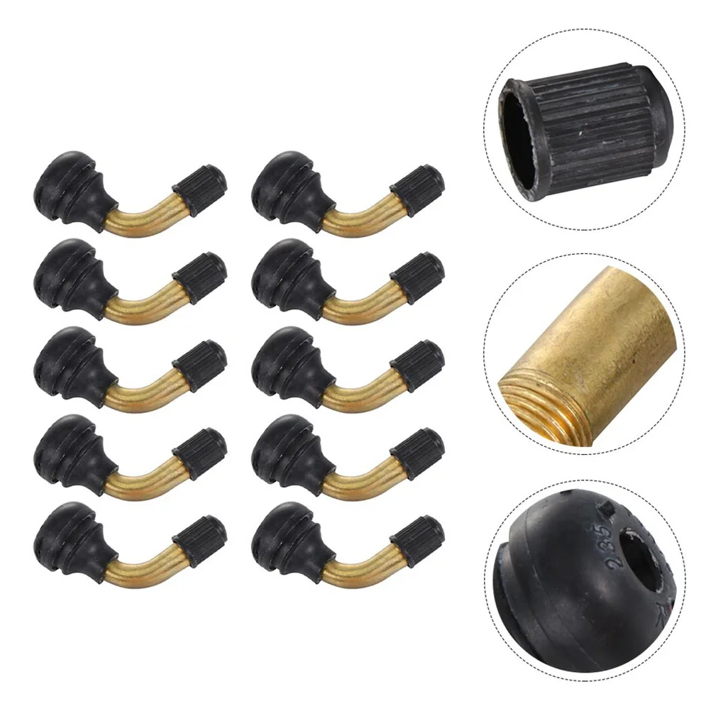 

10Pcs Motorcycle Tire Valves Stem Strong Stability Atv Scooter Accessories Professional Manufacturing Safe Use