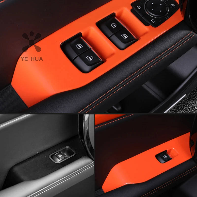 Gwm Haval Big Dargo 2022 2023 Oranje Abs Airco Uitlaat Deksel Trim Auto-Accessoires Auto Glazen Lift Paneel Verandering Sticke