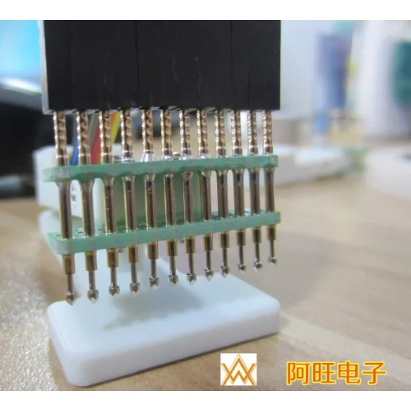 Burning Fixture Tooling Burning Debugging Test Probe Spring Needle 2.54mm-12P 12P Single Row