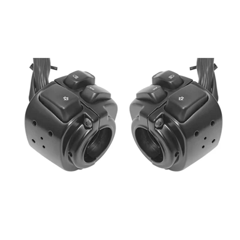 

Для XL883 Sportster Dyna V-ROD Softail мотоциклетный переключатель указателя поворота на руле, аксессуары 1 дюйм 25 мм, черный