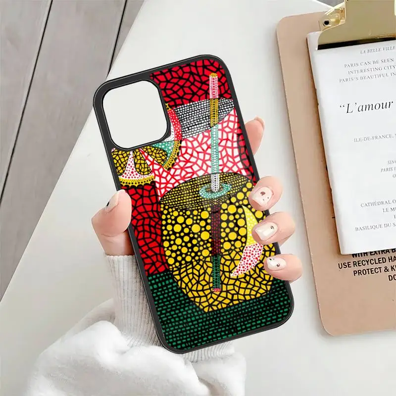 Yayoi Kusama Art Phone Case PC+TPU For Samsung Galaxy S22 S21 S10 S20 S30 Plus Ultra Note 10 Pro 20 Design Back Cover