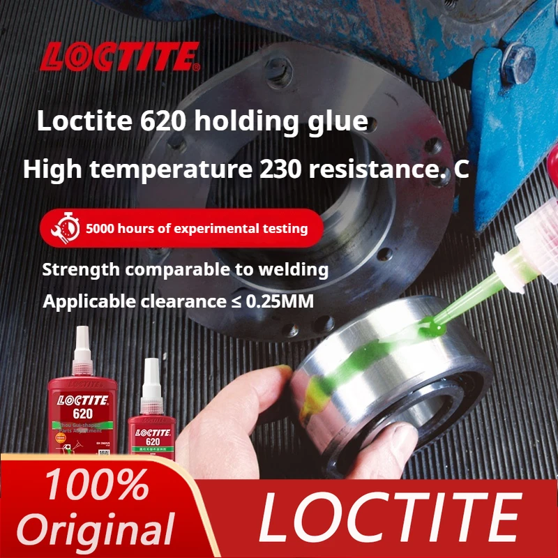 Loctite 620 Cylindrical Retention Hardener Bearings Small Clearance Gear Rotor Tightly Hold Cylindrical Components