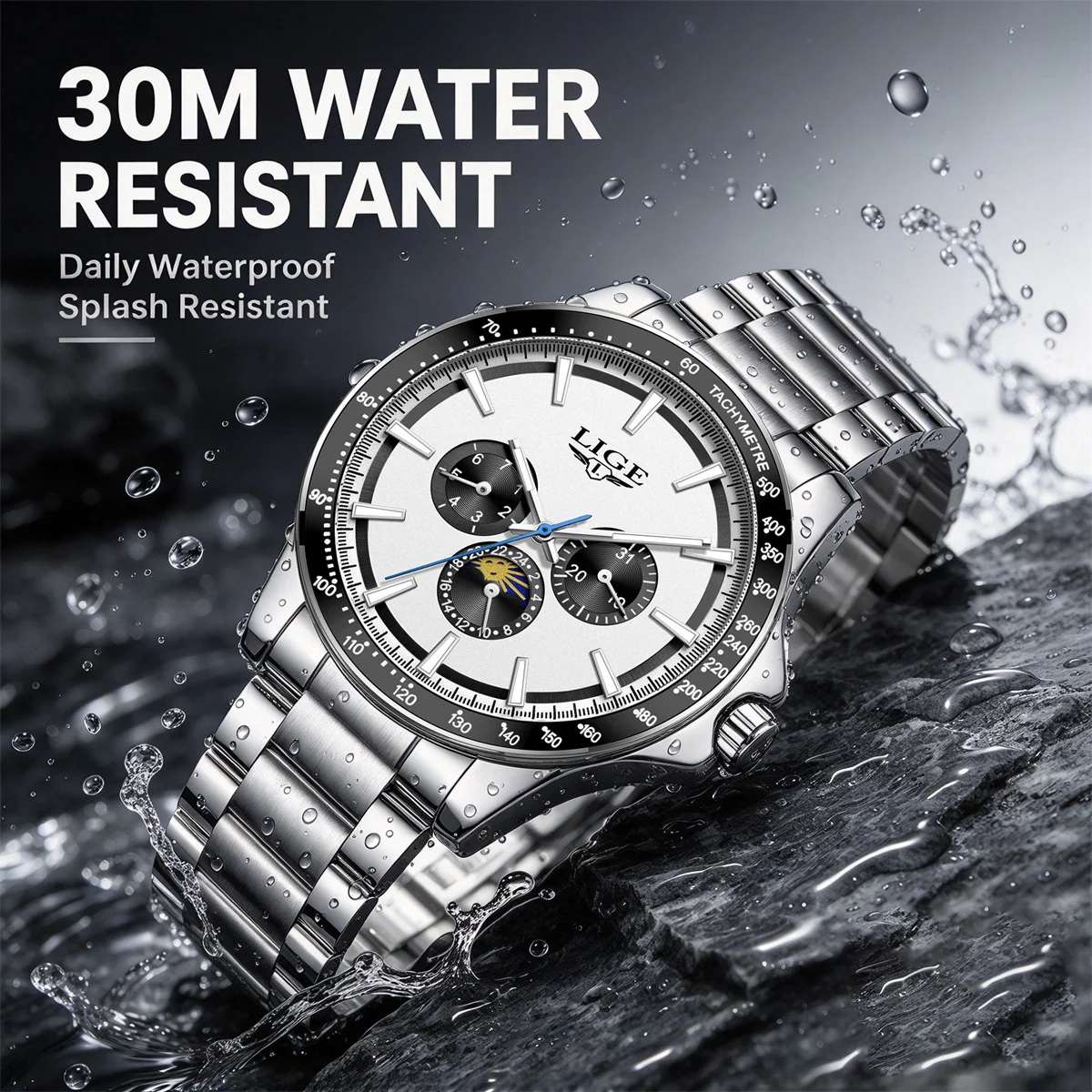 LIGE brand luxury watches mens - Luxury Watch Magazine review and price