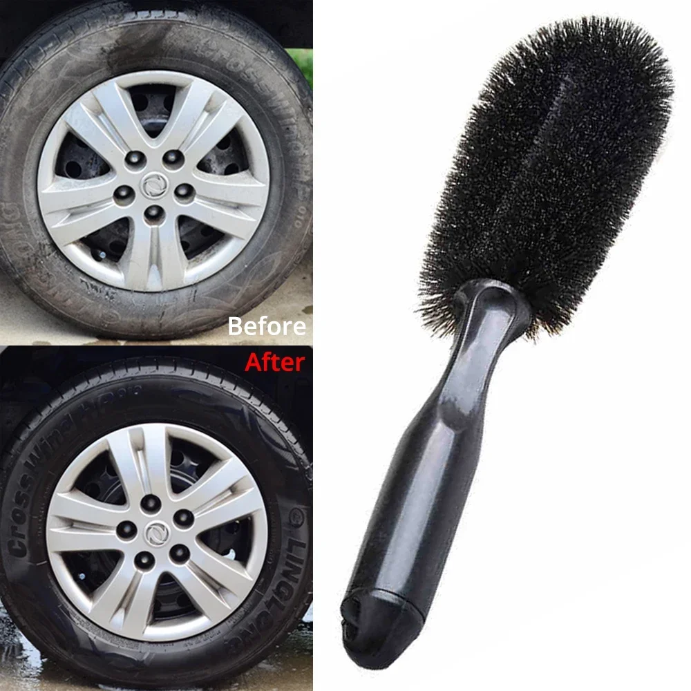 

Car Rim Scrubber Cleaner Duster Handle Motorcycle Truck Wheels Car Detailing Brush Wheel Brush Tire Cleaning Brushes Supplies