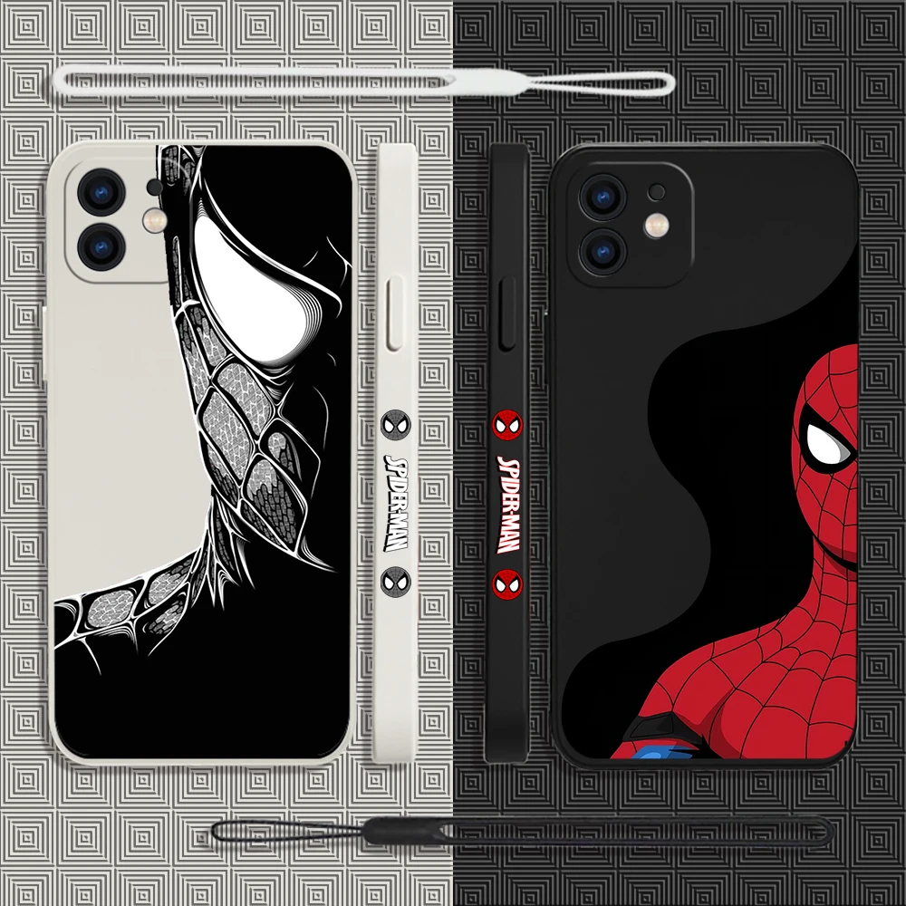 

Marvel superhero spiderman Phone Case For Samsung Galaxy S23 S22 S21 S20 Ultra Plus FE S10 S9 S10E Note 20 ultra 10 9 Plus Cover