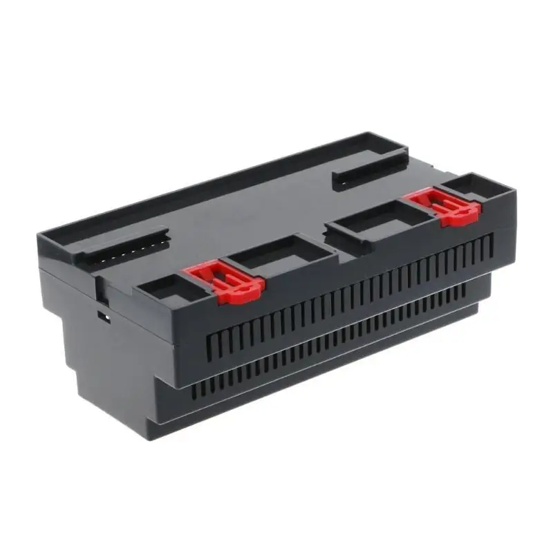 652F 158x88x59mm ABS プラスチックボックスエンクロージャエレクトロニクス産業用レールプロジェクト