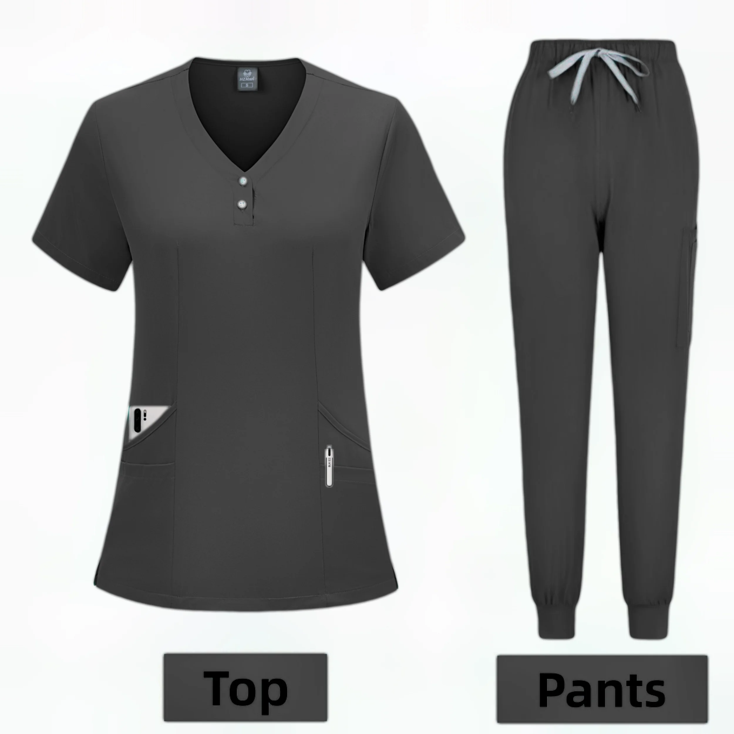 Wholesale Multicolor Hospital Medical Surgical Uniforms Women Wear Scrub Uniform Jogger Suit Doctor Nurse Scrubs Set