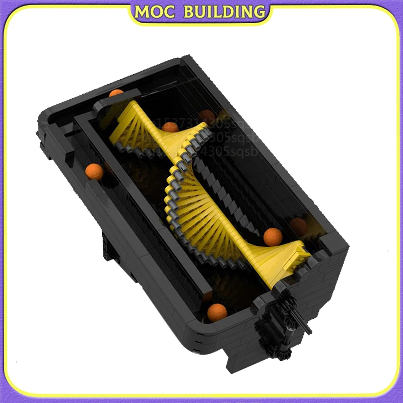 Moc Building Block Archimedes Screw Loop Electric GBC Module Bricks DIY Assembly Model Sports Ball Collection Gifts Toys