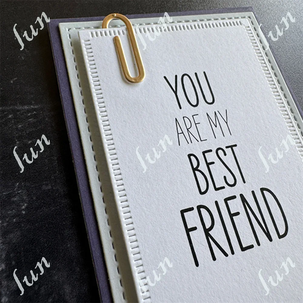 Combi Striped Frames Die DIY Hexagon Box Metal Cutting Dies Making Birthday Cake Craft Clear Stamps