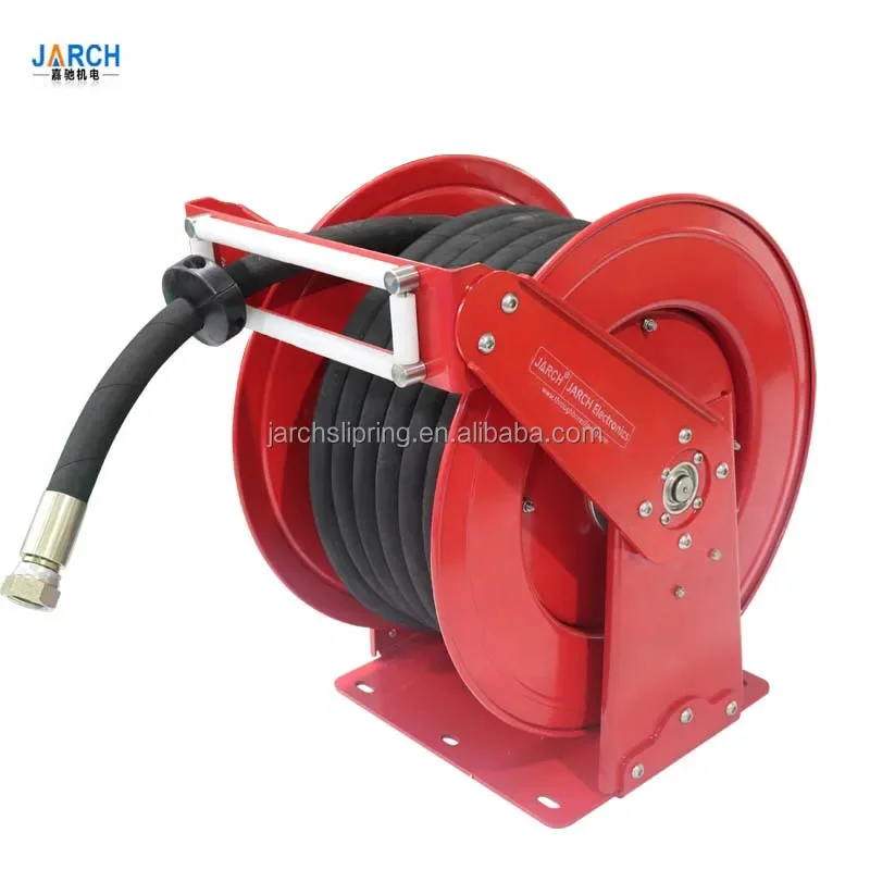 Hydraulic hose reel rack retractable fuel delivery reel fuel hose reel