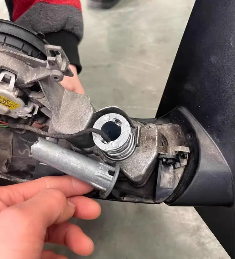 Per BMW E84 X1 E83 F25 X3 riparazione specchietto retrovisore esterno Base colonna cerniera perno albero specchio laterale