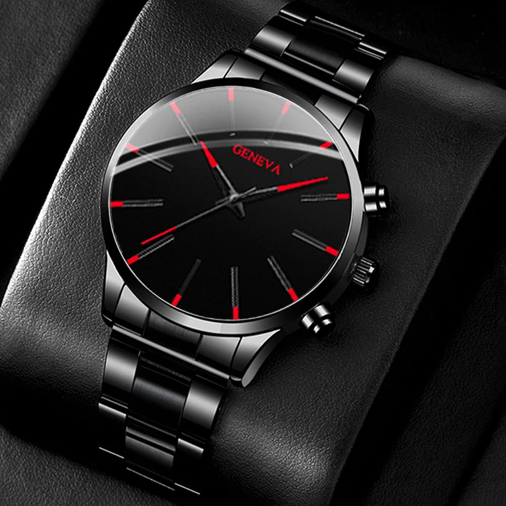 Fashionable and casual men's watch, business-style simple quartz wristwatch, Christmas, Thanksgiving, Valentine's Day gifts