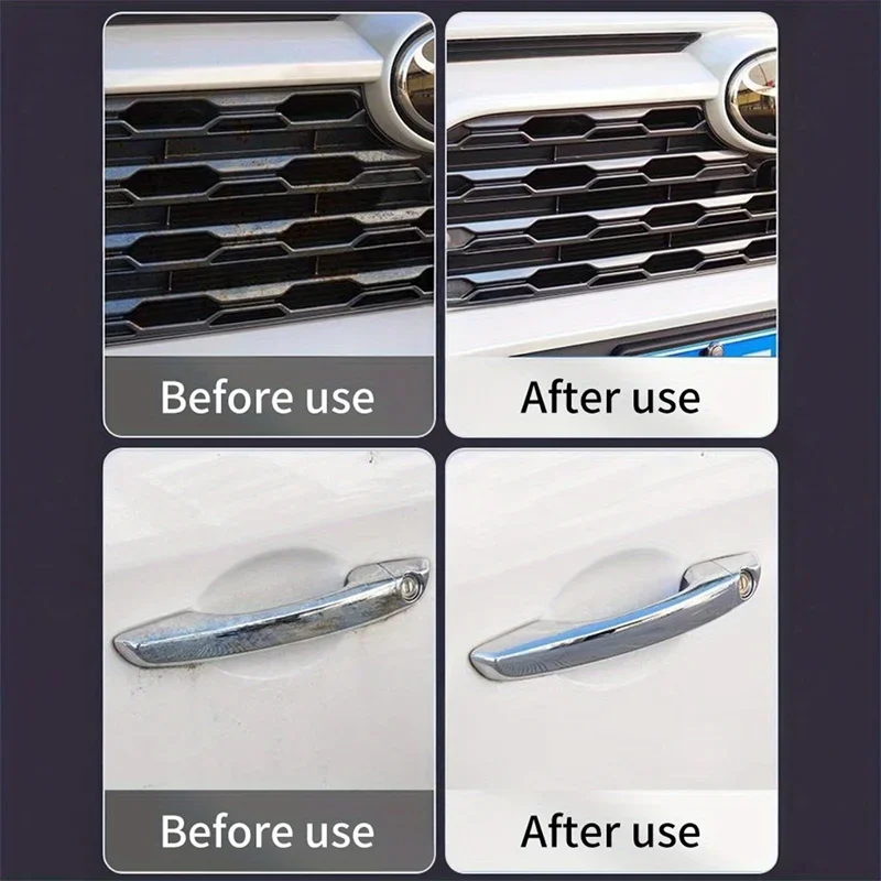 Good Universal Chrome Polishing and Repair Wax, Car Chrome Strip Refinishing Paste, Metal Trim Strip Oxidation Polishing Paste,