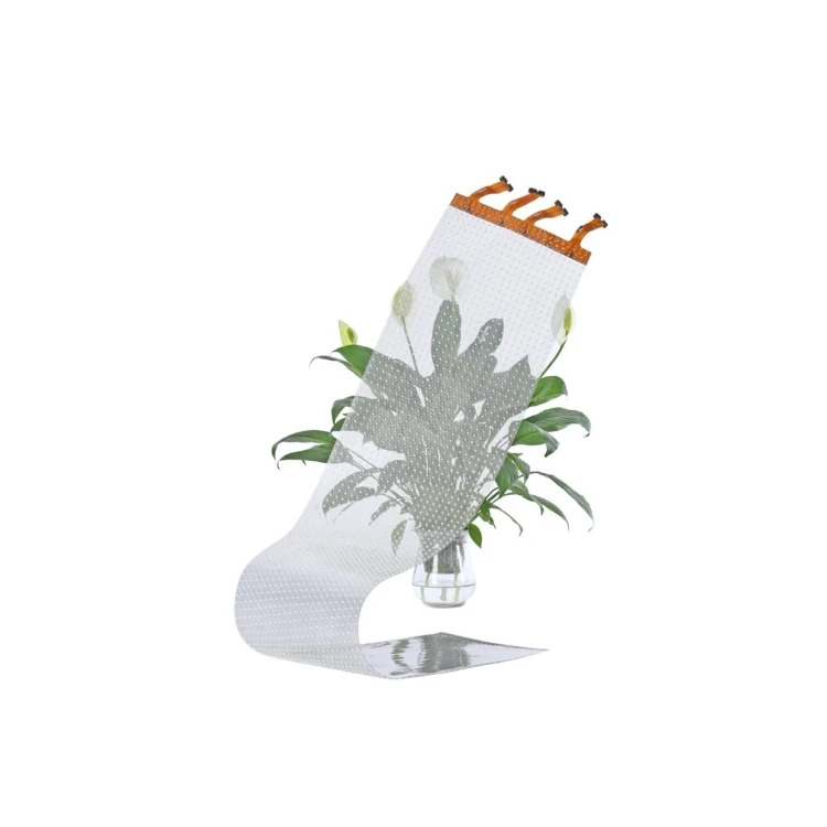 Ekran LED z przezroczystej folii TFL, do użytku wewnątrz i na zewnątrz, miękki, zwijany, kryształowy.