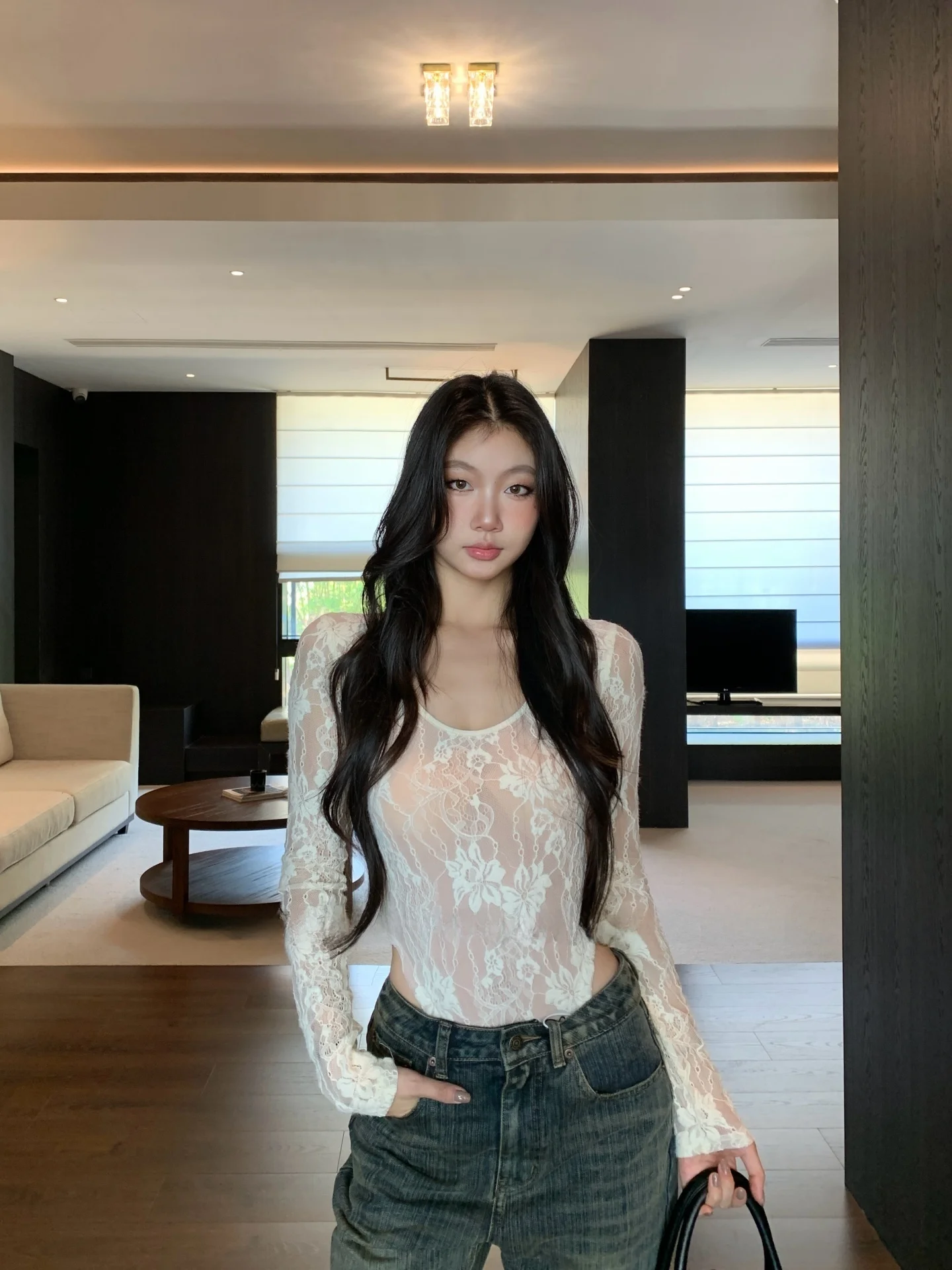 

Сексуальный кружевной длинный комбинезон-све, женский комбинезон Pure Desire Faion, утягивающая основа, внутренняя одежда, топ, круглый топ с цветочным узором