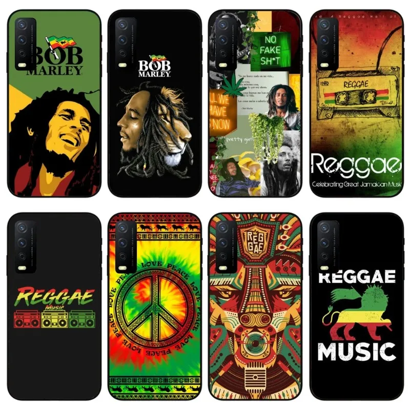 Reggae Marley Mobile Cell Phone Case for VIVO Y95 Y93 Y31 Y20 V19 V17 V15 Pro X60 NEX Black Soft Phone Cover Funda