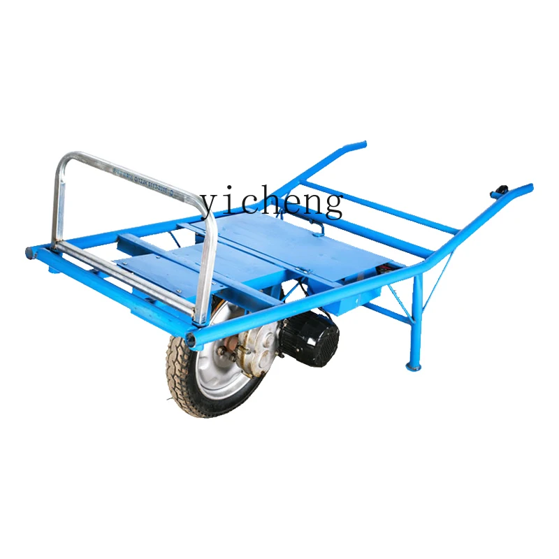 ZF electric single wheel agricultural climbing hand push chicken bus double wheel transport trolley