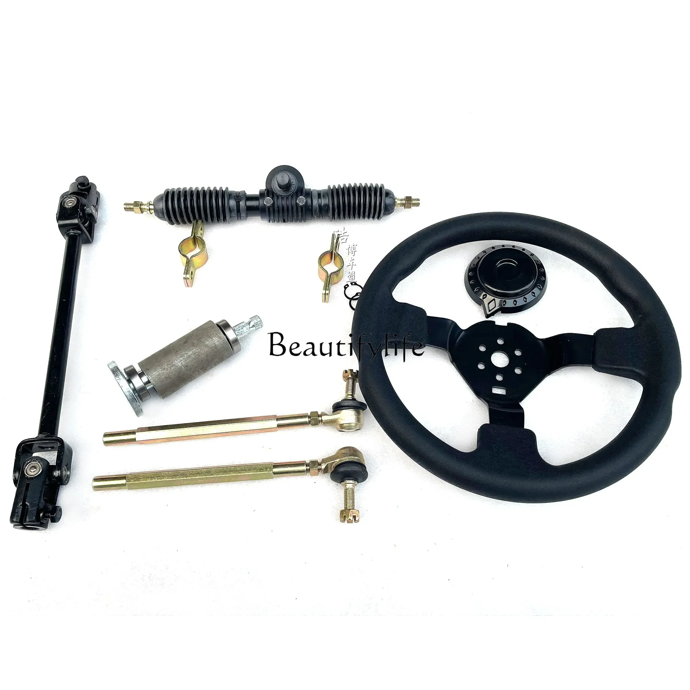 

Four-Wheel Motorcycle Electric Accessories Steering Engine Steering Gear Box Assembly Steering Wheel Tie Rod End