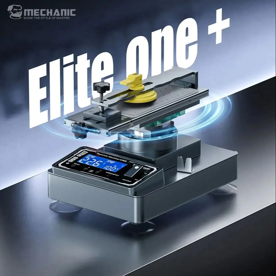 

Mechanic Elite One + вращающийся нагревательный сепаратор для iPhone, инструмент для удаления заднего стекла экрана телефона/рамки/кронштейна