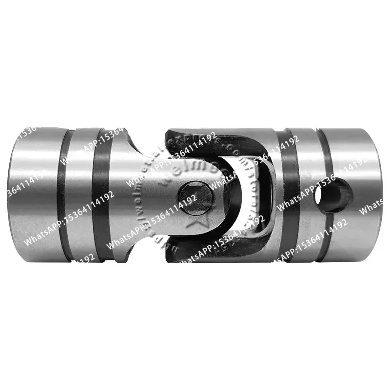 4mm-22mm Hole Two-section Universal Joint Coupling Shaft Motor Connector Cross Coupler Bushing With Pin Clip Spring