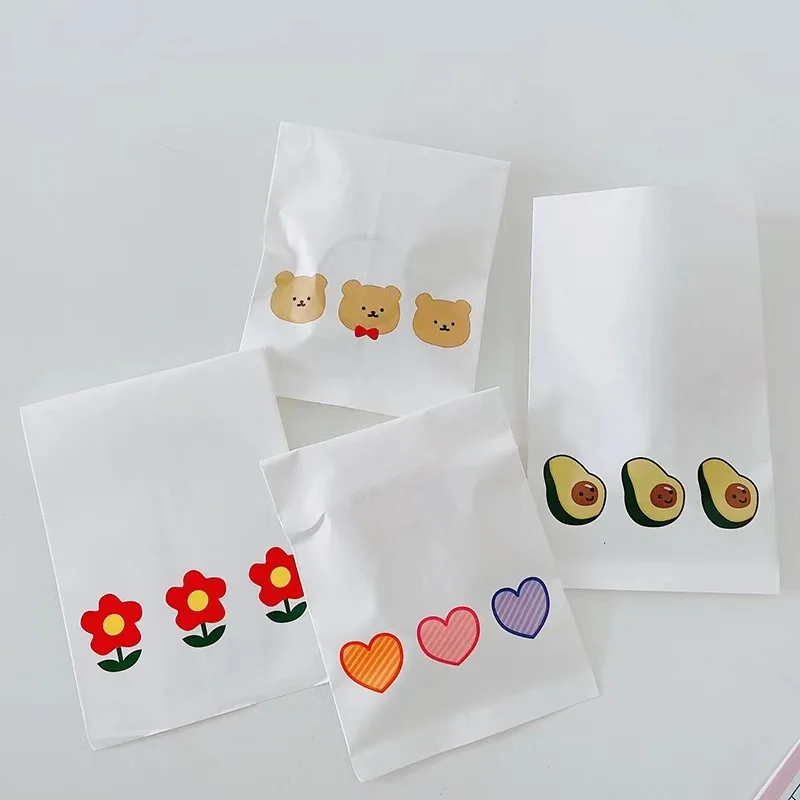 10pcs Small Cute Paper Bags for Phone Case Stickers Earrings Packaging Gift Bag, Cute Hairpin Headrope Packaging Bags