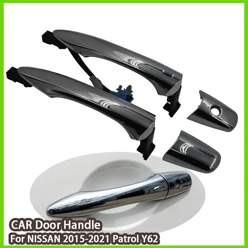 For NISSAN 2015-2021 Patrol Y62 2015 - 2021 Door handle inductance Door knob Handle  Exterior Door Lock Cover Auto Spare Parts
