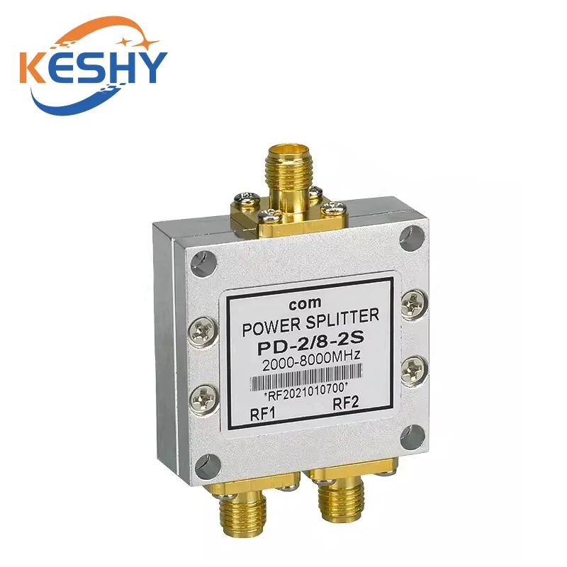 SMA Microstrip Power Splitter 1 to 2 RF Microstrip Power Splitter 0.5-8G SMA RF Combiner WIFI 2-6G