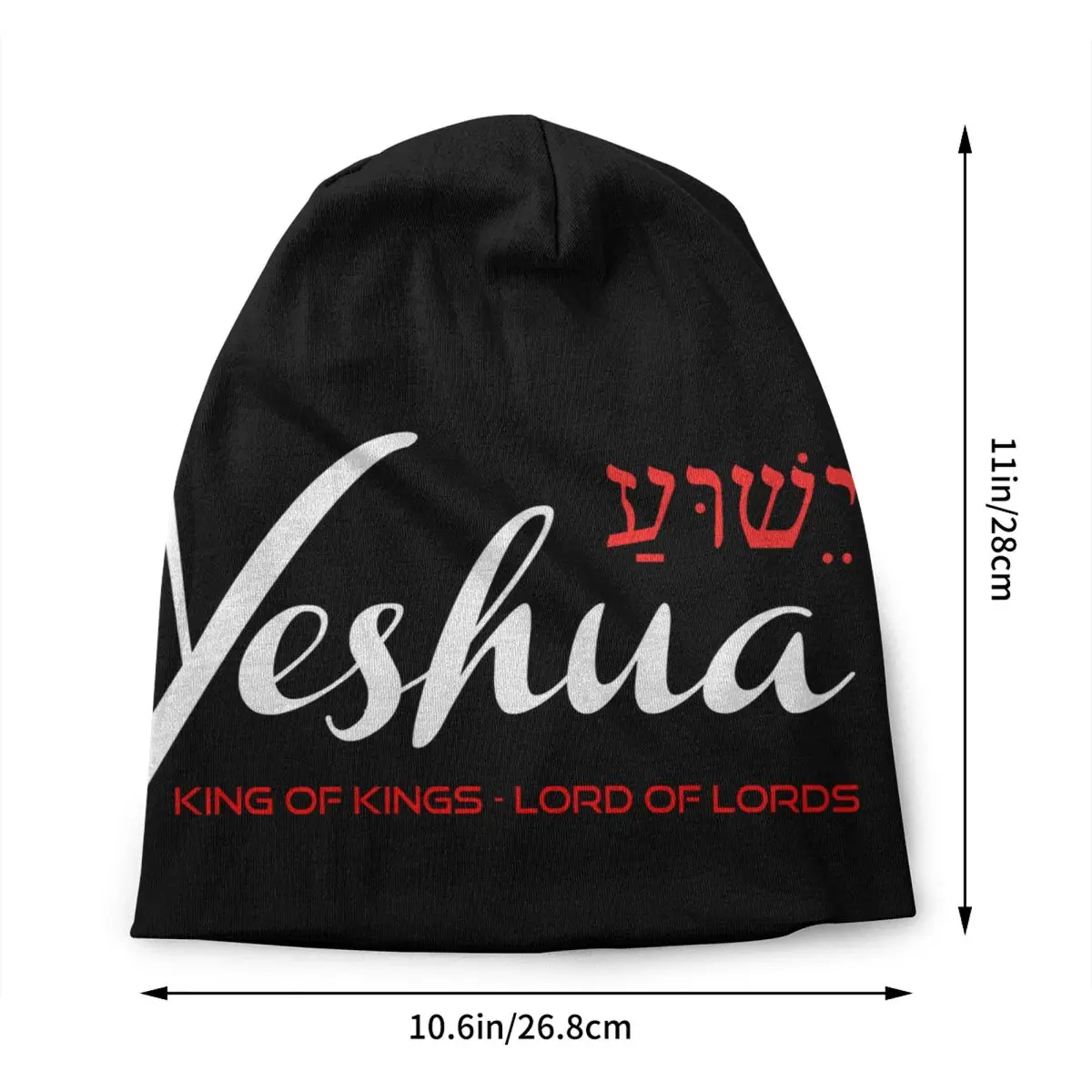 Yeshua Jesus Christian Skullies Beanies Caps Unisex Winter Warm Knit Hat Men Women Fashion Adult Bonnet Hats Outdoor Ski Cap