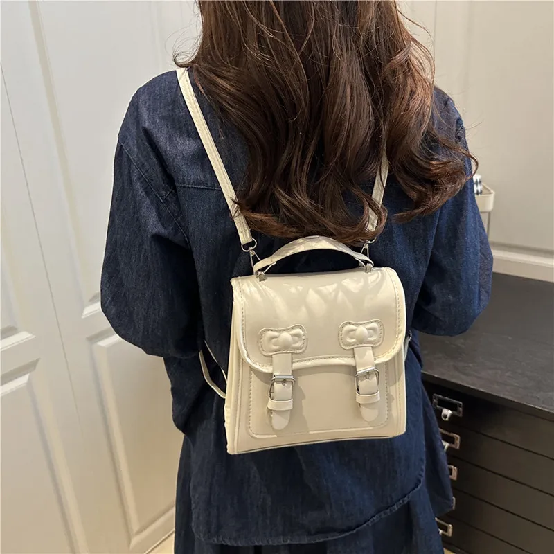 2025 summer new niche design casual fashionable and trendy small square bag women backpack wholesale price