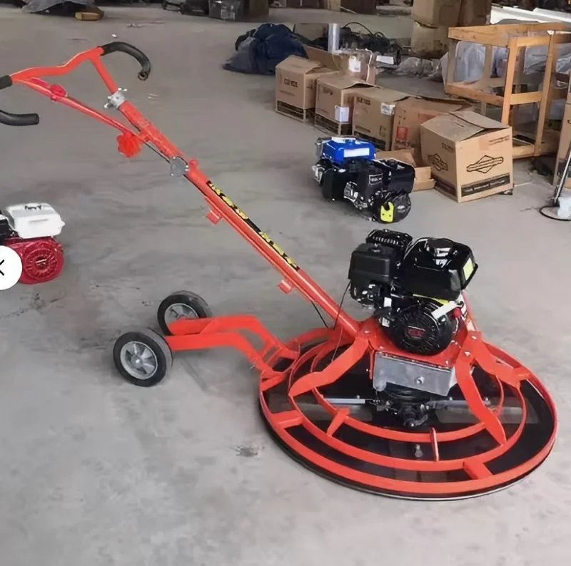 Customized Walk-behind Concrete Finishing Machine For Road Cement Surface Smoothing Construction