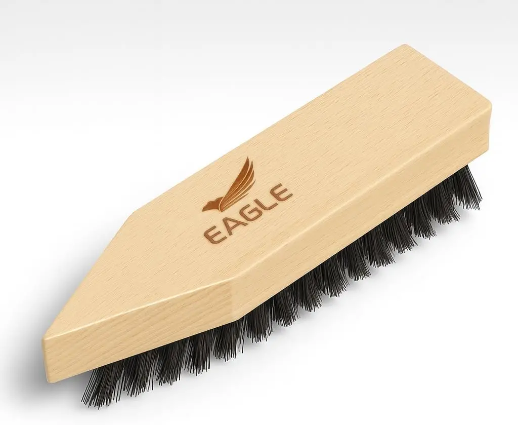 

Heavy-Duty Boot & Cleat Brush with Tough Bristles for Mud, Dirt, and Debris on Soles and Treads, Wood Handle Outdoor Cleaning
