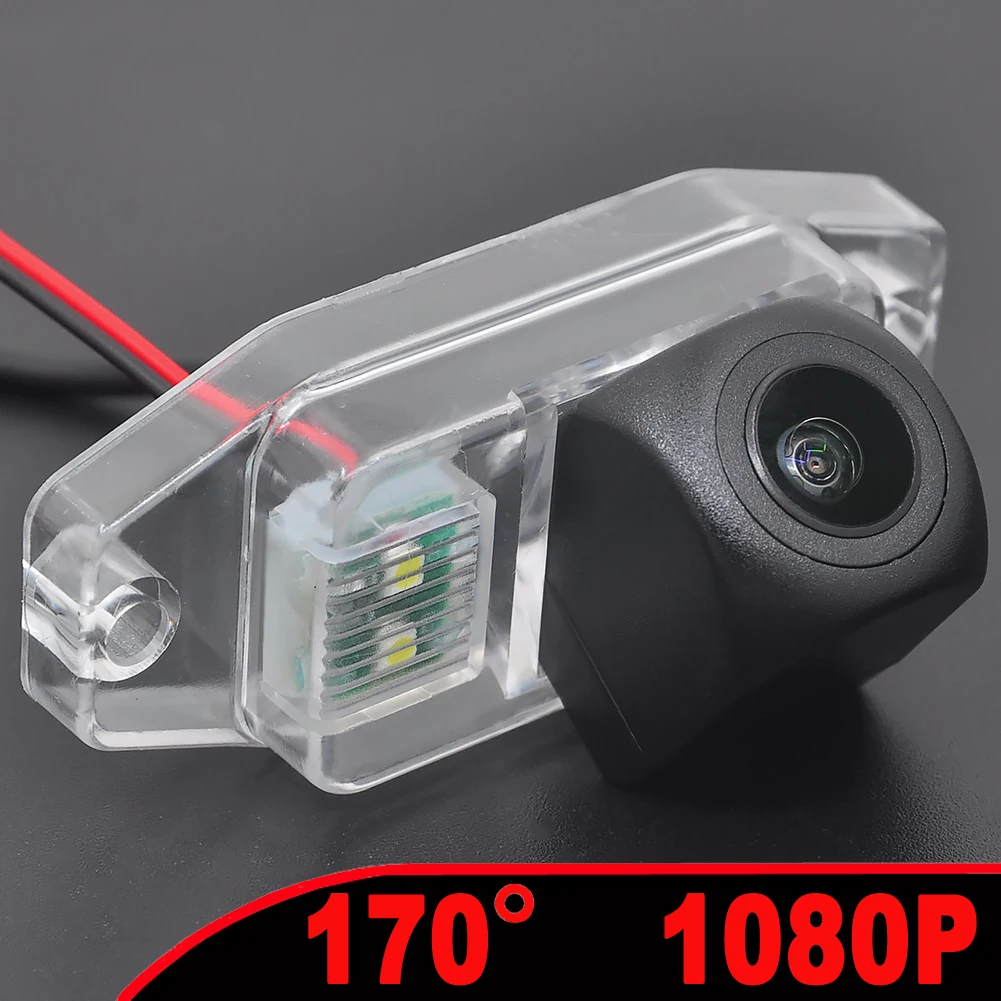 

170° HD 1080P AHD Fisheye Night Vision Car License Plate Light Rear View Camera For Toyota Prado Land Cruiser 120 2007-2011