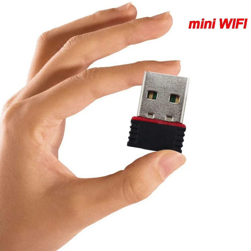 Adaptador USB WiFi de 150Mbps, Dongle Ethernet LAN inalámbrico, tarjeta portátil externa de red de 2,4G para ordenador de escritorio y portátil