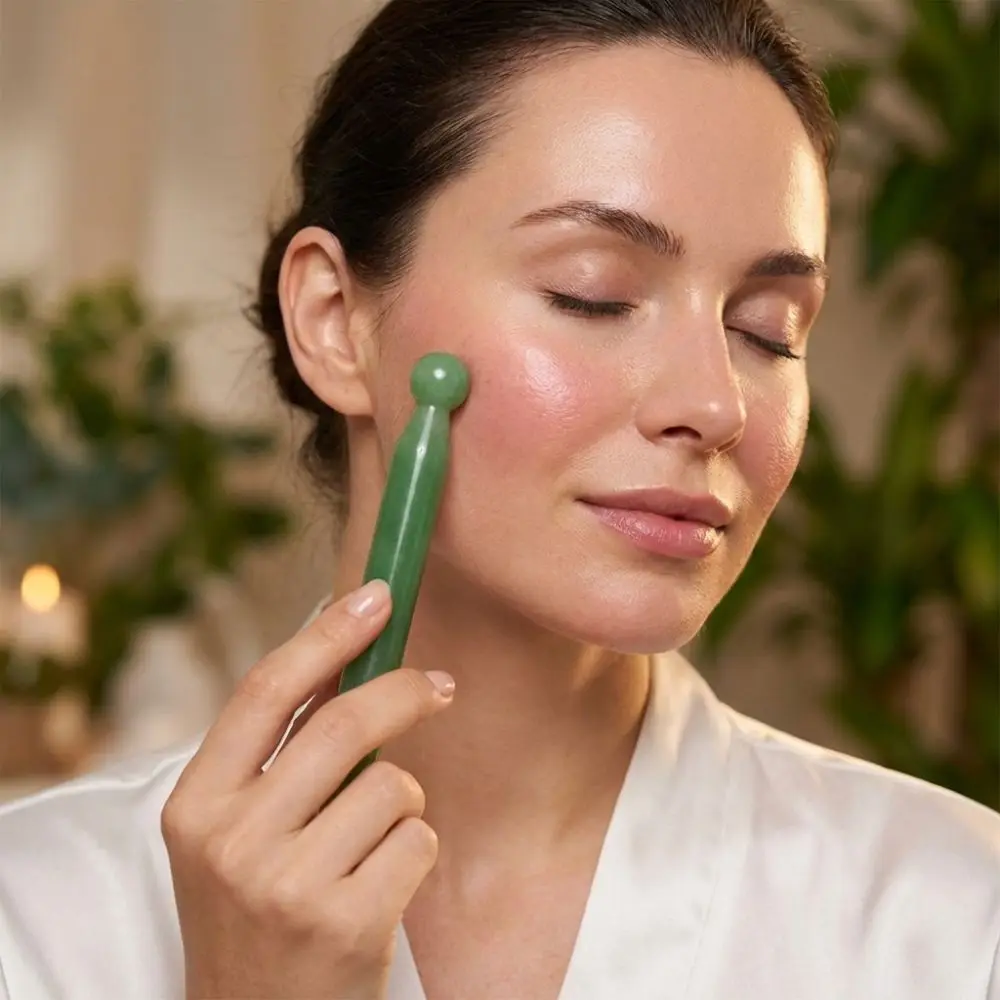 New Resin Acupunctur Point Pen Home Use Stick Shape Facial Massage Tool Relaxation Gua Sha Tool Facial Treatment