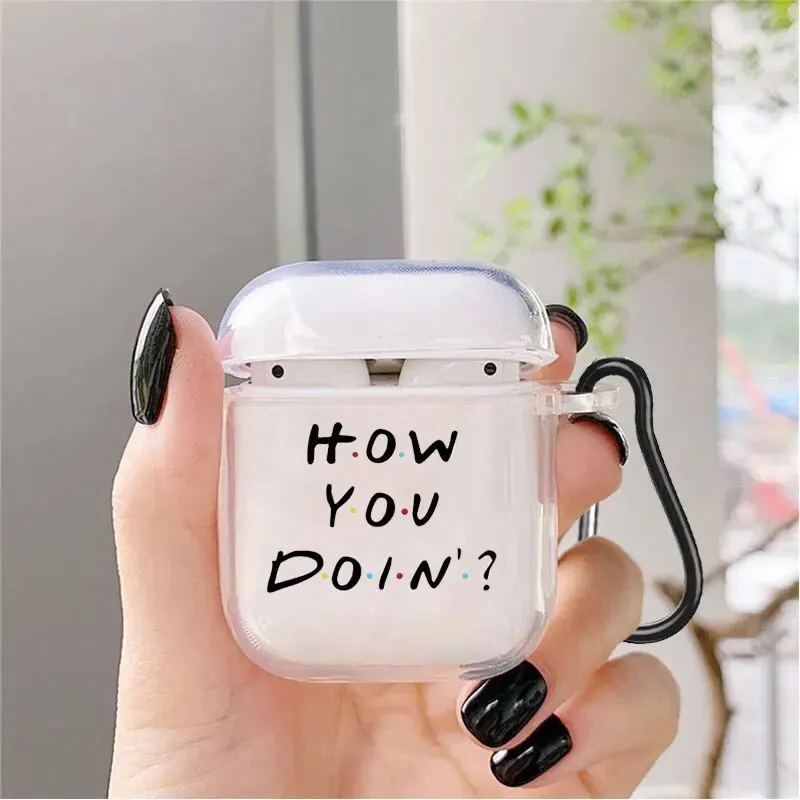 Funny Friends Art Painting Case For AirPods 3 Pro Bluetooth Earphone Wireless Box soft Silicone Protective Air Pods 1 2 Cover