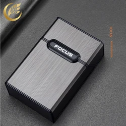 1Pc Metal Cigarette Case Storage Box Hold 20 Cigarettes Storage Box For Men Smoking Accessories Gift Box Hot Sale