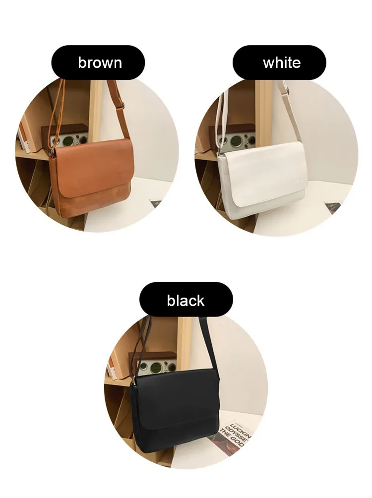 Trendy Crossbody Bag for Men Sports Casual Messenger Versatile Large Capacity Shoulder Bags Student schoolbag