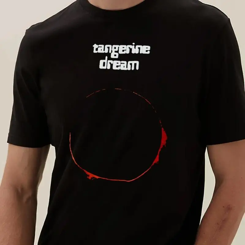 new Hot Tangerine Dream  T shirt 100 Cotton For Fan