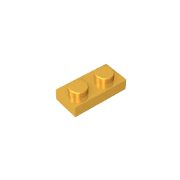 Gobricks GDS-502 platte 1x2 kompatibel mit Lego 3023 6225 Stück DIY-Baustein für Kinder