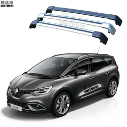 2Pcs Roof bars For RENAULT Grand Scénic (Mk. IV), 5-dr MPV, 2017+  Aluminum Alloy Side Bars Cross Rails Roof Rack Luggage