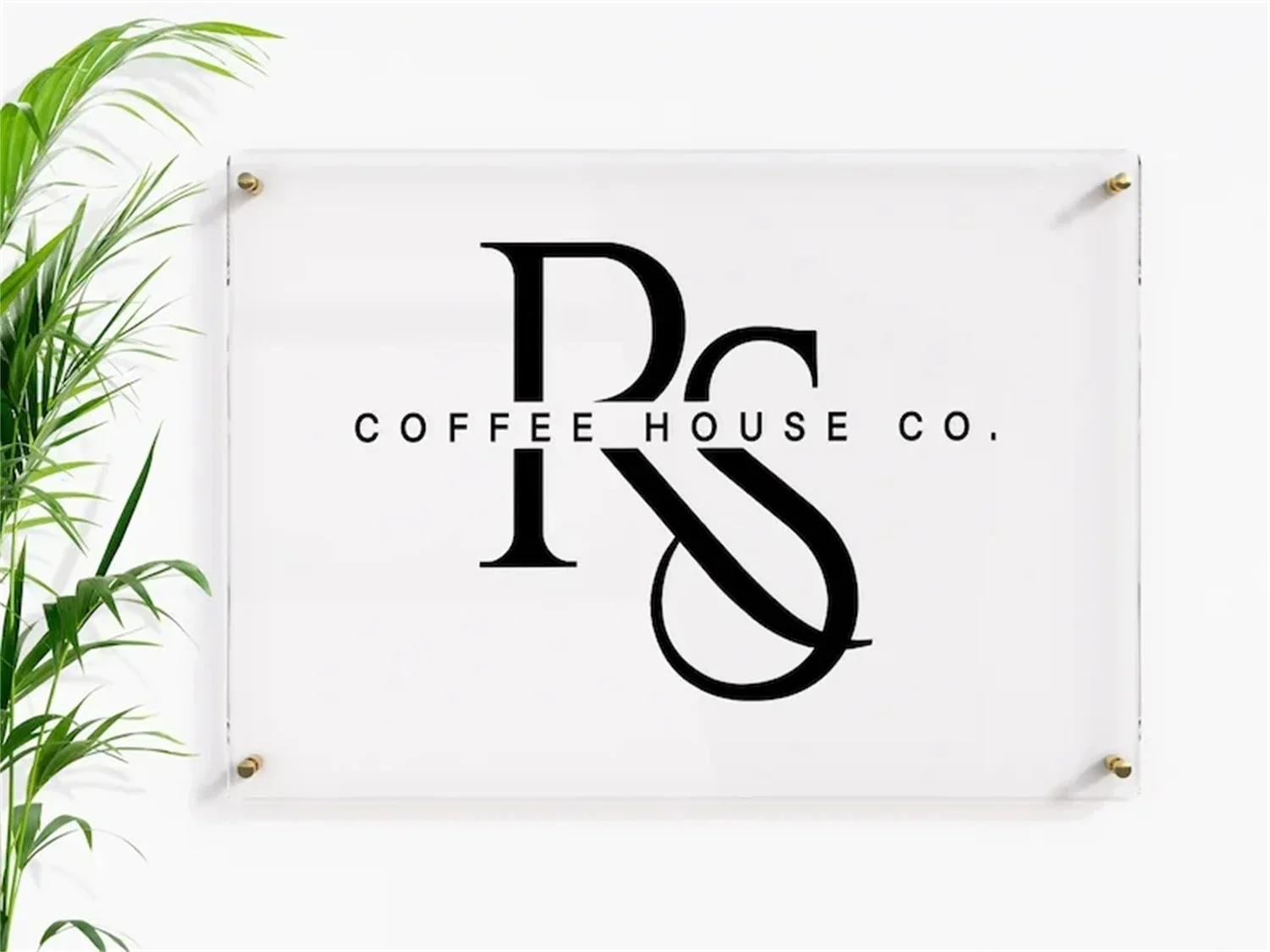 Customized  Acrylic Company Logo Sign, Business Logo Displaying Plaue for Office Wall Decor, Door Plates