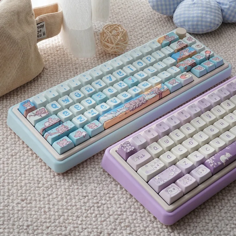 

Трехрежимная беспроводная механическая клавиатура с RGB-подсветкой, возможностью горячей замены переключателей, VIA-управлением, Gasket-конструкцией, эргономичная, для гейминга